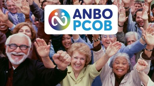 Mensen met het nieuwe ANBO-PCOB-logo