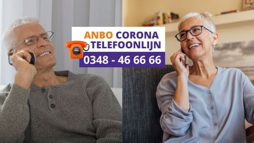ANBO corona telefoonlijn voor vragen en een praatje