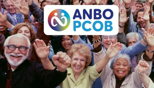 Mensen met het nieuwe ANBO-PCOB-logo