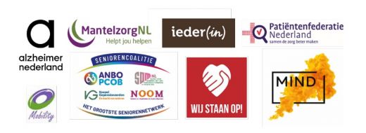 Logo's ouderen- en cliëntenorganisaties - ANBO-PCOB