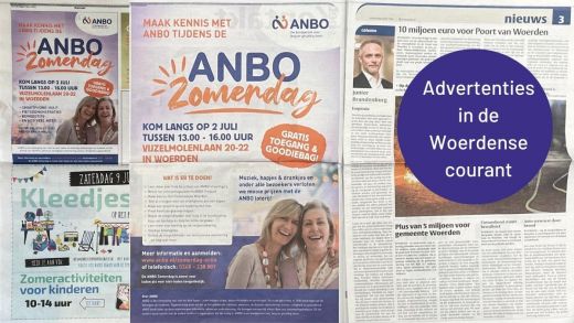 ANBO Zomerdag | Advertenties in de Woerdense Courant